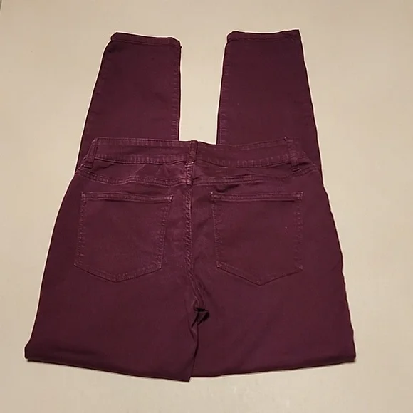 Wine Colored Maurices Skinny Jeans - Picture 3 of 9